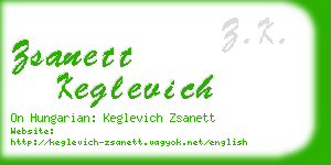 zsanett keglevich business card